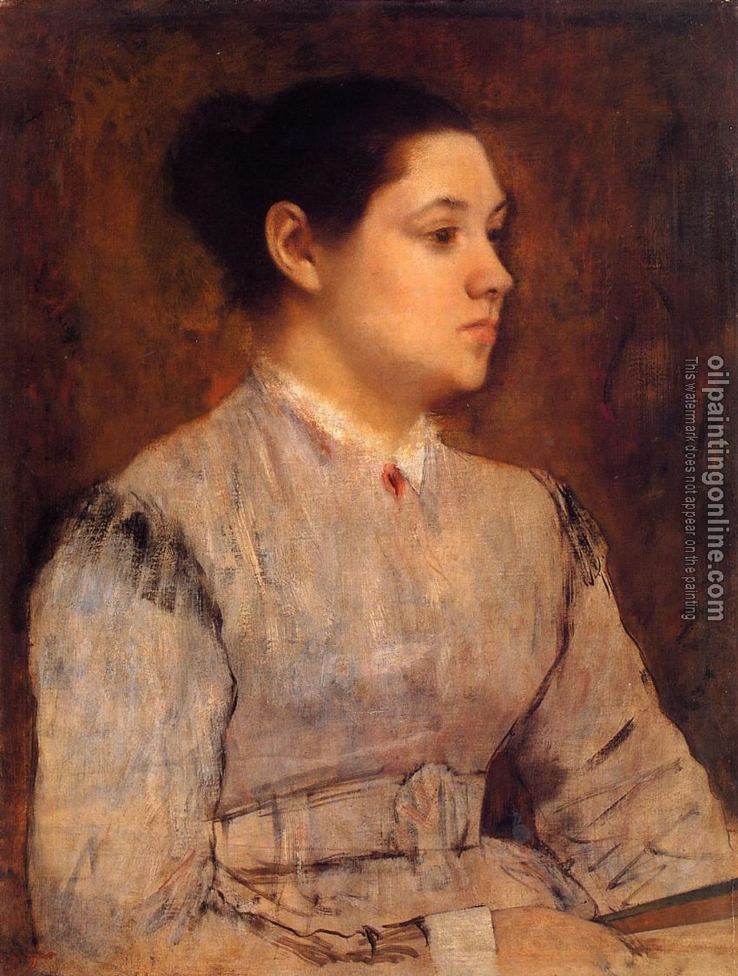 Degas, Edgar - Portrait of a Young Woman